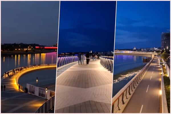 MOST OD 116 M BEZ OSLONCA U RECI Selfi most u Beogradu pravi je hit: 7 visećih čeličnih elemenata čine ovu POSEBNU ATRAKCIJU VIDEO